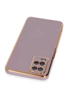 BFS  Oppo A54 4G Kılıf Volet Silikon - Mor