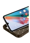 BFS  Oppo A60 Kılıf Auto Focus Karbon Kapak - Kahverengi