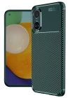 BFS  Oppo A60 Kılıf Auto Focus Karbon Kapak - Koyu Yeşil