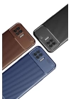 BFS  Oppo A73 Kılıf Auto Focus Karbon Kapak - Siyah