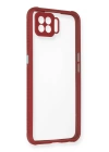 BFS  Oppo A73 Kılıf Miami Şeffaf Silikon - Fuşya