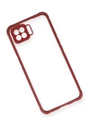 BFS  Oppo A73 Kılıf Miami Şeffaf Silikon - Fuşya
