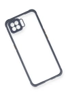 BFS  Oppo A73 Kılıf Miami Şeffaf Silikon - Gri