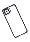 BFS  Oppo A73 Kılıf Miami Şeffaf Silikon - Lacivert