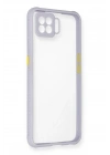 BFS Oppo A73 Kılıf Miami Şeffaf Silikon - Lila