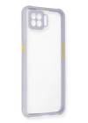 BFS  Oppo A73 Kılıf Miami Şeffaf Silikon - Lila