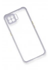 BFS Oppo A73 Kılıf Miami Şeffaf Silikon - Lila