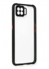 BFS Oppo A73 Kılıf Miami Şeffaf Silikon - Siyah