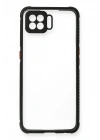BFS Oppo A73 Kılıf Miami Şeffaf Silikon - Siyah