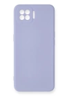 BFS  Oppo A73 Kılıf Nano içi Kadife Silikon - Lila