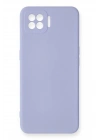 BFS Oppo A73 Kılıf Nano içi Kadife Silikon - Lila