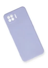 BFS  Oppo A73 Kılıf Nano içi Kadife Silikon - Lila