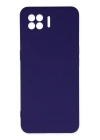 BFS  Oppo A73 Kılıf Nano içi Kadife Silikon - Mor