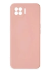 BFS  Oppo A73 Kılıf Nano içi Kadife Silikon - Pudra