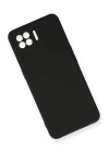 BFS  Oppo A73 Kılıf Nano içi Kadife Silikon - Siyah