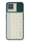 BFS  Oppo A73 Kılıf Palm Buzlu Kamera Sürgülü Silikon - Yeşil