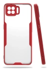 BFS  Oppo A73 Kılıf Platin Silikon - Kırmızı