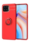 BFS  Oppo A73 Kılıf Range Yüzüklü Silikon - Kırmızı