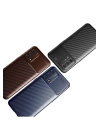 BFS  Oppo A74 4G Kılıf Auto Focus Karbon Kapak - Siyah