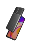 BFS  Oppo A74 4G Kılıf Auto Focus Karbon Kapak - Siyah