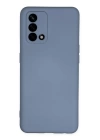 BFS  Oppo A74 4G Kılıf Nano içi Kadife Silikon - Gri