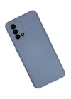 BFS  Oppo A74 4G Kılıf Nano içi Kadife Silikon - Gri
