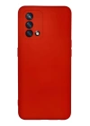 BFS  Oppo A74 4G Kılıf Nano içi Kadife Silikon - Kırmızı