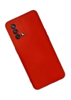 BFS  Oppo A74 4G Kılıf Nano içi Kadife Silikon - Kırmızı