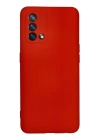 BFS  Oppo A74 4G Kılıf Nano içi Kadife Silikon - Kırmızı