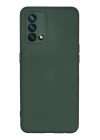 BFS  Oppo A74 4G Kılıf Nano içi Kadife Silikon - Koyu Yeşil
