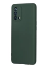 BFS  Oppo A74 4G Kılıf Nano içi Kadife Silikon - Koyu Yeşil