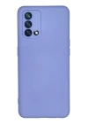BFS  Oppo A74 4G Kılıf Nano içi Kadife Silikon - Lila
