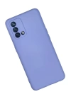 BFS  Oppo A74 4G Kılıf Nano içi Kadife Silikon - Lila