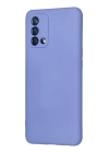 BFS  Oppo A74 4G Kılıf Nano içi Kadife Silikon - Lila