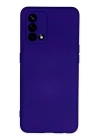 BFS  Oppo A74 4G Kılıf Nano içi Kadife Silikon - Mor