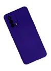 BFS  Oppo A74 4G Kılıf Nano içi Kadife Silikon - Mor
