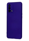 BFS  Oppo A74 4G Kılıf Nano içi Kadife Silikon - Mor