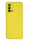 BFS  Oppo A74 4G Kılıf Nano içi Kadife Silikon - Sarı