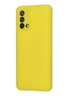 BFS  Oppo A74 4G Kılıf Nano içi Kadife Silikon - Sarı