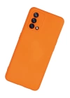 BFS  Oppo A74 4G Kılıf Nano içi Kadife Silikon - Turuncu