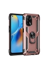 BFS  Oppo A74 4G Kılıf Sofya Yüzüklü Silikon Kapak - Rose