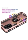 BFS  Oppo A74 4G Kılıf Sofya Yüzüklü Silikon Kapak - Rose