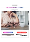 BFS  Oppo A74 4G Kılıf Sofya Yüzüklü Silikon Kapak - Rose