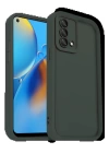 BFS  Oppo A74 4G Kılıf Viera Silikon - Koyu Yeşil