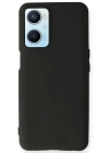BFS  Oppo A96 Kılıf First Silikon - Siyah