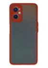 BFS  Oppo A96 Kılıf Montreal Silikon Kapak - Kırmızı