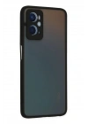 BFS Oppo A96 Kılıf Montreal Silikon Kapak - Siyah