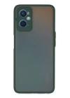 BFS  Oppo A96 Kılıf Montreal Silikon Kapak - Yeşil