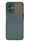 BFS Oppo A96 Kılıf Montreal Silikon Kapak - Yeşil