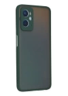 BFS  Oppo A96 Kılıf Montreal Silikon Kapak - Yeşil
